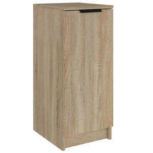 Mueble zapatero madera contrachapada roble sonoma 30x35x70 cm H