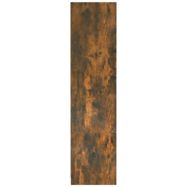 Armario madera contrachapada color roble ahumado 100x50x200 cm M 5