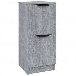Aparador de madera contrachapada gris Sonoma 30x30x70 cm H