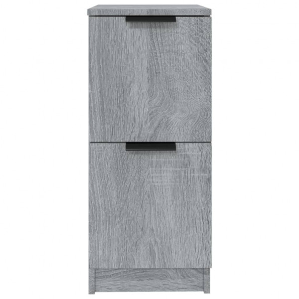 Aparador de madera contrachapada gris Sonoma 30x30x70 cm M 5