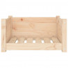 Cama para perros madera maciza de pino 55.5x45.5x28 cm 5