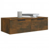 Armarios de pared 2 uds contrachapada roble ahumado 68x30x20 cm 4