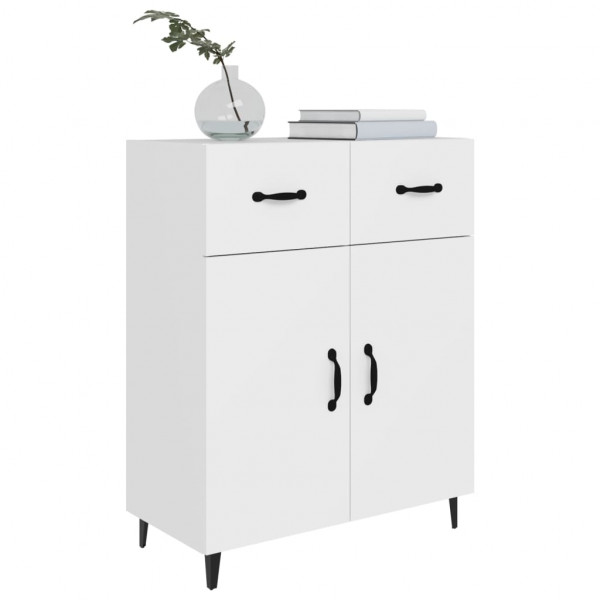 Aparador de madera de ingeniería blanco 69.5x34x90 cm M 4