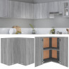 Armario colgante esquina contrachapada gris sonoma 57x57x60cm 1