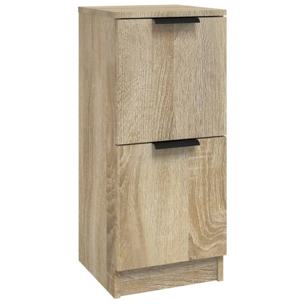 Aparador de madera contrachapada roble Sonoma 30x30x70 cm M 2