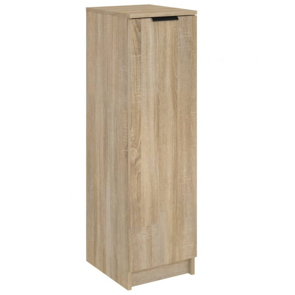 Mueble zapatero madera contrachapada roble Sonoma 30x35x100 cm M 2