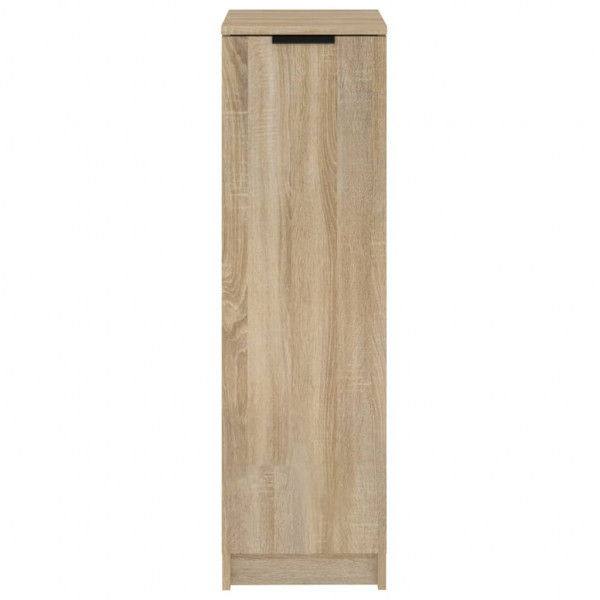 Mueble zapatero madera contrachapada roble Sonoma 30x35x100 cm M 5