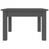 Mesa de centro de madera maciza de pino gris 45x45x30 cm 3