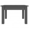Mesa de centro de madera maciza de pino gris 45x45x30 cm 4