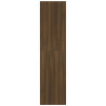 Armario madera contrachapada marrón roble 100x50x200 cm 5