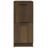Aparador madera contrachapada marrón roble 30x30x70 cm 5