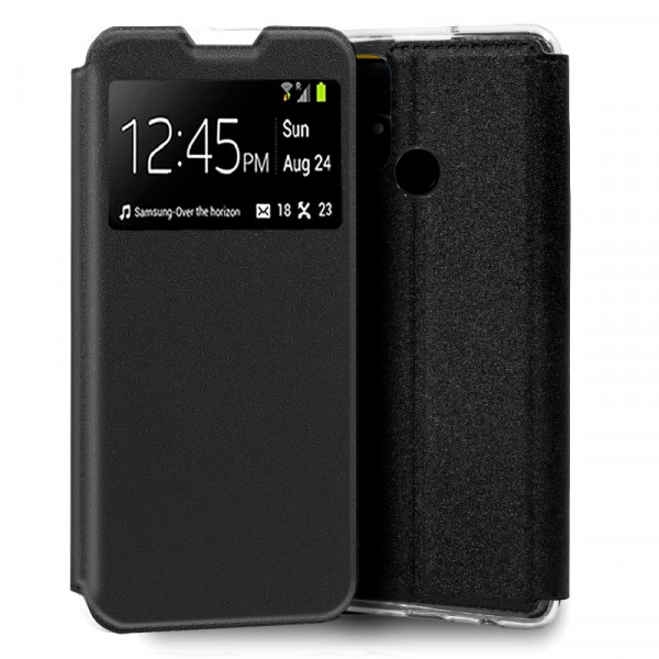 Funda COOL Flip Cover para Xiaomi Poco C40 Liso Negro D