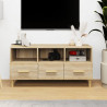 Mueble para TV madera contrachapada color roble 102x36x50 cm 1