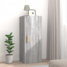 Armario de pared madera contrachapada gris Sonoma 34.5x34x90 cm 1