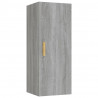 Armario de pared madera contrachapada gris Sonoma 34.5x34x90 cm 2