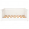 Cama para cães 65.5x50.5x28 cm madeira de pinho maciça branco 5