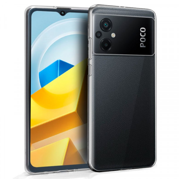 Funda COOL Silicona para Xiaomi Poco M5 (Transparente) D