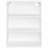 Armario colgante de pared blanco 69.5x32.5x90 cm 5