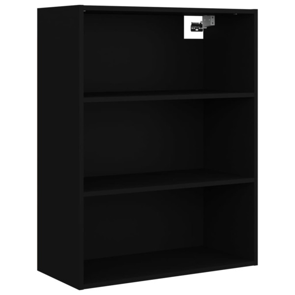 Armario colgante de pared negro 69.5x32.5x90 cm M 2