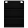 Armario colgante de pared negro 69.5x32.5x90 cm 5
