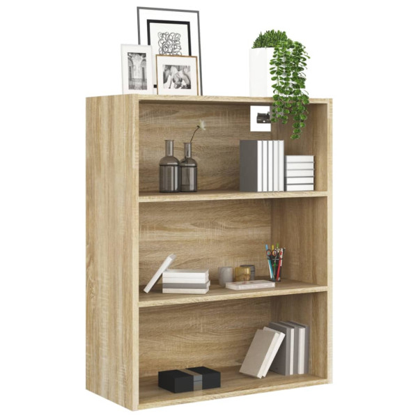 Armário de parede suspenso 69.5x32.5x90 cm carvalho sonoma M 4