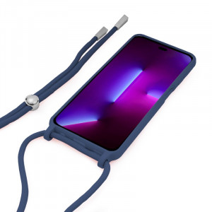 Carcaça COOL para iPhone 14 Pro Cordón Liso Marino H