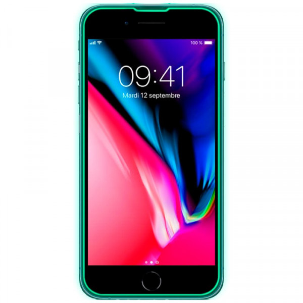 Protetor de cristal temperado COOL para iPhone 6 / 7 / 8 / (SE 2020) / (SE 2022) (NEON) M 5