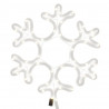 Figura natalícia de floco de neve 48 LEDs 27x27cm branco quente 3