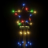 Árbol de Navidad cónico 108 LED de colores 70x180 cm 4