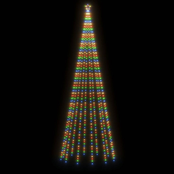 Árvore de Natal cônica 732 LEDs coloridos 160x500 cm M 3