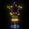 Árbol de Navidad cónico 732 LEDs de colores 160x500 cm 4