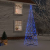Árvore de Natal em cone 1400 luzes LED 160x500 cm azul 1