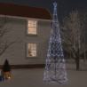 Árbol de Navidad cónico 3000 LED blanco frío 230x800 cm 1