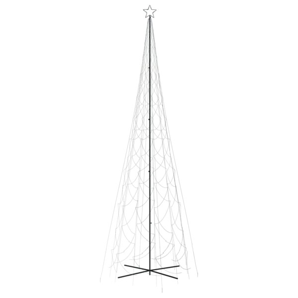 Árvore de Natal em cone 3000 luzes LED 230x800 cm branco frio M 2