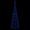 Árvore de Natal em cone 3000 luzes LED 230x800 cm azul 3