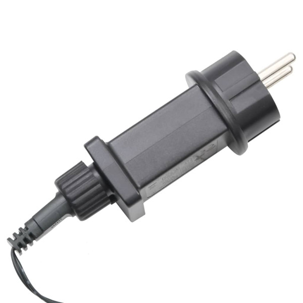 Árbol de Navidad cónico 3000 LED blanco cálido 230x800 cm M 5