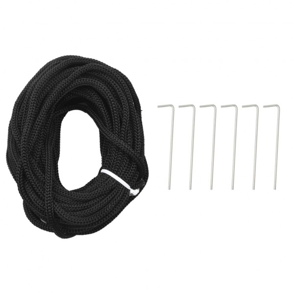 Árbol de Navidad en asta de bandera 108 LED de colores 180 cm M 5