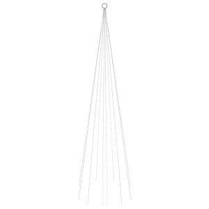 Árvore de Natal em mastro 310 LED azul 300 cm H