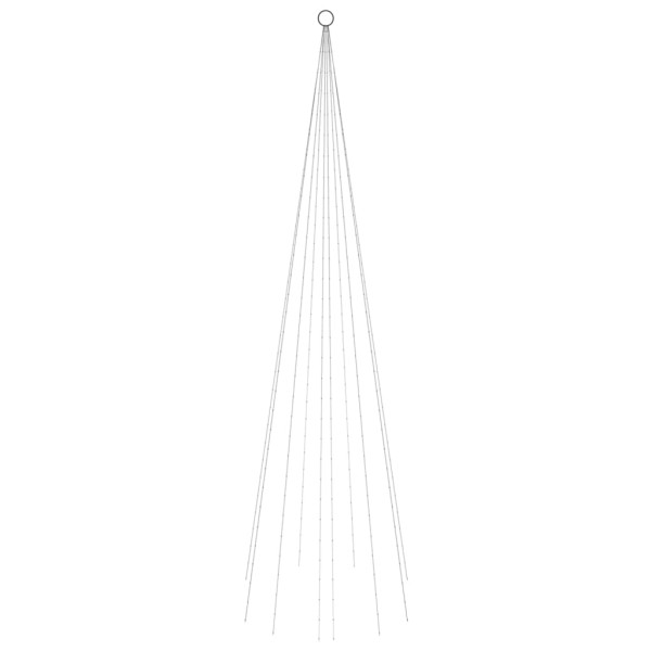 Árvore de Natal em mastro 310 LED azul 300 cm M 2