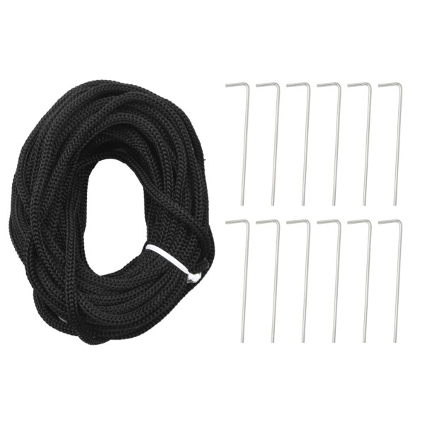 Árbol de Navidad en asta de bandera 732 LED blanco cálido 500cm M 5