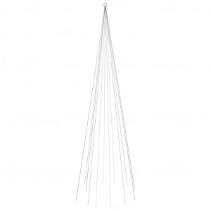 Árvore de Natal na bandeira 732 LED de cores 500 cm H