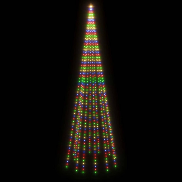 Árvore de Natal na bandeira 732 LED de cores 500 cm M 3