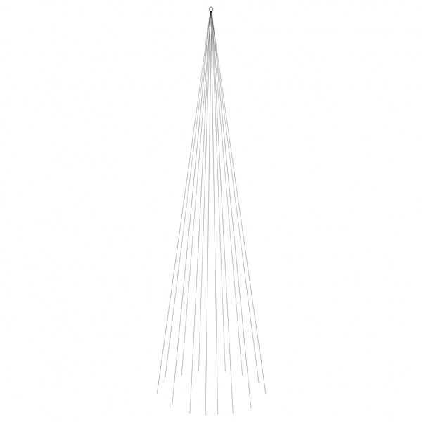 Árvore de Natal na bandeira 1134 LED branco frio 800 cm M 2