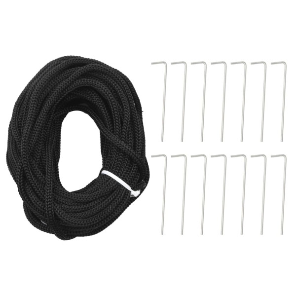 Árbol de Navidad en asta bandera 3000 LED blanco cálido 800 cm M 5