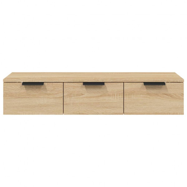 Armario de pared madera contrachapada roble sonoma 102x30x20 cm M 5