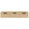 Armario de pared madera contrachapada roble sonoma 102x30x20 cm 5