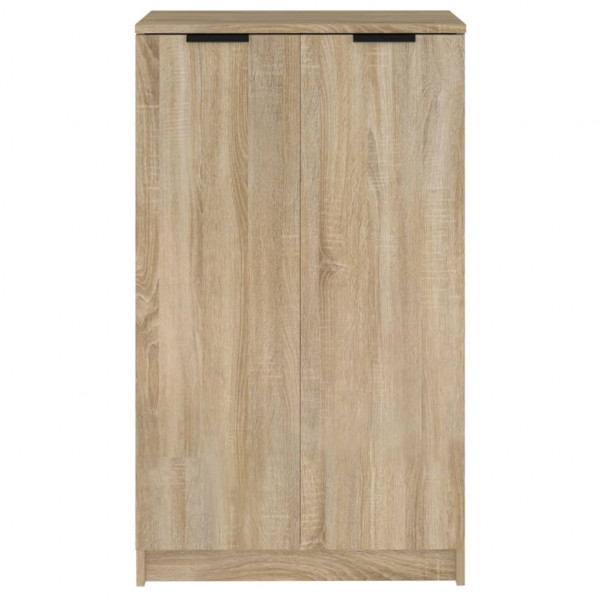 Mueble zapatero madera contrachapada roble Sonoma 59x35x100 cm M 5