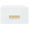 Mesita de noche de pared blanco 35x35x20 cm 5