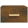 Mesitas de noche de pared 2 uds color roble ahumado 35x35x20 cm 5