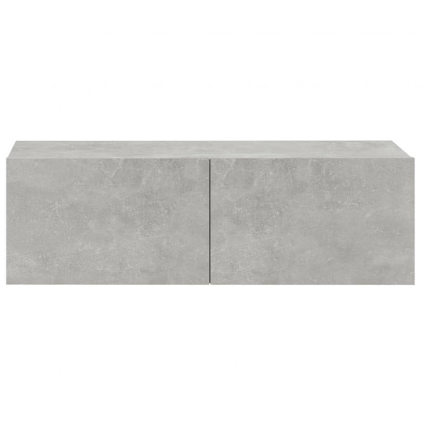 Muebles de TV 4 piezas gris hormigón 100x30x30 cm M 5